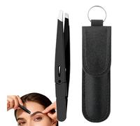 Pinza para depilar para mujer, pelo facial, pinza de acero inoxidable para el cuidado de las cejas, inclinada para la eliminación del indeseable, para el mentión, las pestañas y las mujeres