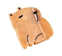 Pinza para el cabello Capybara,Pinza para el pelo Capybara | Lindos broches Capybara para cabello fino - Accesorios para el cabello elegantes y garras cómodas para mujeres y niñas enseñar