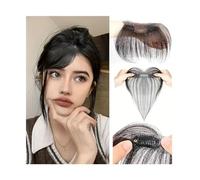 Pinza para el cabello con flequillo Flequillo de cabello 10 pulgadas con patillas, extensiones humano Clip, herramientas peinado, for mujer postizo