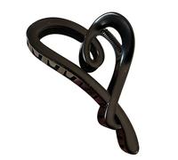 Pinza para el cabello con forma de amor, pinza antideslizante mate, pinza de mandíbula de sujeción fuerte, accesorio elegante, adecuado para pelo fino y grueso, clip de pelo de estilo moderno