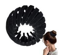 Pinza para el cabello mágica para de pájaros, horquilla con placa para de pájaros perezosos | Máquina para hacer moños de pelo expandible de terciopelo - Pinzas para el cabello para peinar,