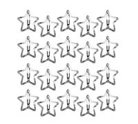 Pinza para el de estrella hueca, elegante y colorida con forma de estrella, 20 pinzas de de estrellas coloridas, accesorios antideslizantes para el cabello para niñas, pinzas de metal con