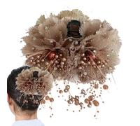 Pinza para el de flores artificiales, clip para el de capullos de flores, horquilla de perlas, horquilla sin deslizamiento, accesorio para el de flores