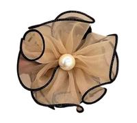 Pinza para el de flores, clip de flores para el cabello, pinza de malla acrílica, pinzas antideslizantes para el de mujer, soporte para cola de caballo de hadas para mujeres y niñas,