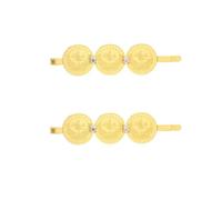 Pinza para el pelo chapada en oro para mujeres árabes, accesorios de pelo étnicos otomanos para damas de honor