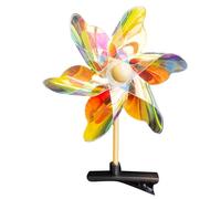 Pinza para el pelo colorida con forma de pico de pato en forma de molino de viento para niños que toman fotos, cumpleaños, Navidad