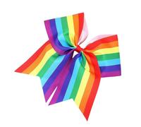 Pinza para el pelo colorida con lazo, bonita cinta de flores, horquillas para el pelo de arco iris, horquillas para niñas de los años 2000