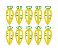 Pinza para el pelo colorida e informal con diseño de zanahoria dulce de Pascua, horquilla plana para pascua, zanahoria, años 2000, para racimos