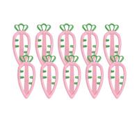 Pinza para el pelo colorida e informal con diseño de zanahoria dulce de Pascua, horquilla plana para pascua, zanahoria, años 2000, para racimos