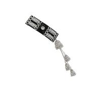 Pinza para el pelo con borlas de estilo étnico, elegante, con borlas, adorno para el pelo, mezcla tradición y modernidad