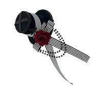 Pinza para el pelo con dije punk, para mujeres, hombres y niños, perfecta para fiestas, cosplay y disfraces, clip para el pelo oscuro