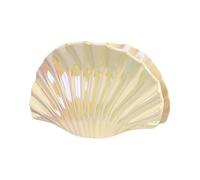 Pinza para el pelo con diseño de conchas marinas grandes, adorno elegante, accesorio grande para peinar el cabello