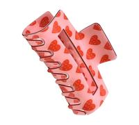 Pinza para el pelo con diseño de corazón para el día de San Valentín, horquilla de sujeción fuerte para niñas
