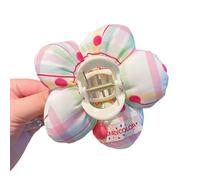 Pinza para el pelo con diseño de flores abombadas, abrazadera de sujeción fuerte para mujeres y niñas, accesorios de estilo, soporte para cola de caballo, clip de moda para atuendo casual