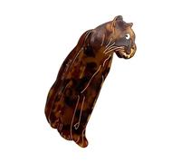 Pinza para el pelo con diseño de leopardo, bonita pinza para el día de San Valentín, horquillas de sujeción fuerte