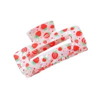 Pinza para el pelo con diseño de limón, prácticas pinzas de PVC para mujer, de bajo mantenimiento, estilo y volumen que mejora el aspecto, diseño de frutas, pinza para el pelo