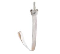 Pinza para el pelo con diseño de oso para organizar la horquilla, correa de cinturón tejida, lazos para el pelo, soporte para horquillas para viajes