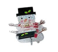 Pinza para el pelo con diseño de Papá Noel, árbol, copo de nieve, muñeco de nieve, delicada, para tomar fotos, trenzas