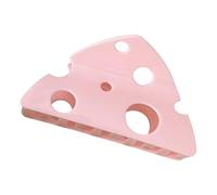 Pinza para el pelo con diseño de queso, de resina, apta para múltiples peinados, con forma de queso, ligera