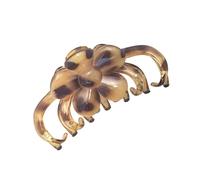 Pinza para el pelo con estampado de leopardo para mujer, mandíbula grande, elegante, accesorios prácticos para mujeres pesadas