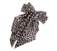 Pinza para el pelo con estampado de leopardo, pasador plano de Navidad, elegante, para racimos