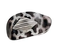 Pinza para el pelo con estampado Margay para adultos, permanente, curva plana, accesorio para el cabello, clip flexible para mujeres