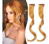 Pinza para el pelo con flequillo Bangs Hair Clip 2 piezas Side Bangs Clip Style Fringe Bangs con patas de espejo Sintético Long Dragon Beard Bangs Hair Clip de flequillo en el cabello (Color : P16/61