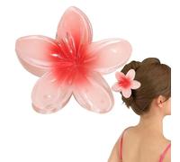 Pinza Para El Pelo Con Flor Hawaiana | Accesorios Hawai Para Mujeres Y Niñas | Sujeción Fuerte Antideslizante Accesorios De Peinado Estilos Para Playa Verano Festival Viajes Vacaciones