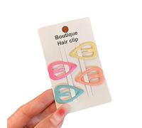 Pinza para el pelo con forma de corazón, horquilla para el pelo para niños, pasadores de corazón, lindo clip para el pelo para niña, flequillo, clip de corazón