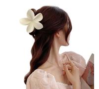 Pinza para el pelo con forma de flor delicada para niñas que toman fotos y cola de caballo antideslizante