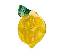 Pinza para el pelo con forma de fruta delicada para mujeres y niñas, para el cuidado de la piel, pinza de pelo para cabello fino, antideslizante, delicada pinza para el cabello