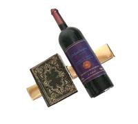 Pinza para el pelo con forma de libro, decoración de botella de vino, horquilla cómoda para flequillo y peinados elegantes