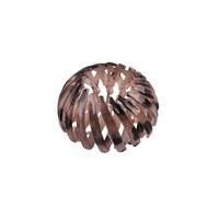 Pinza para el pelo con forma de nido de pájaro vintage, hebilla expandible para cola de caballo, accesorios para el cabello (café oscuro)