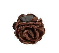 Pinza para el pelo con forma de rosa 4 pinzas for el pelo con diseño de capullo rosa tela marrón retro mixta, florales for, horquillas for niñas y mujeres