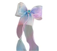 Pinza para el pelo con lazo para niña princesa, pasador largo para el pelo para fiesta formal casual, herramienta de peinado