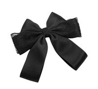Pinza para el pelo con lazo tradicional francés, elegante plan vintage, sustancia de polialgodón suave, excelente para mujeres, uso diario, de lo contrario, instancias especiales, elegantes pinzas de