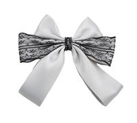 Pinza para el pelo con lazo tradicional francés, elegante plan vintage, sustancia de polialgodón suave, excelente para mujeres, uso diario, de lo contrario, instancias especiales, elegantes pinzas de