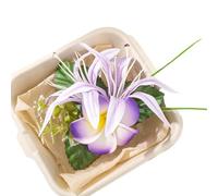 Pinza para el pelo con patrón de llama, huevos y flores, para vacaciones, coletas de caballo, trenzas, viajes casuales y peinados de novia