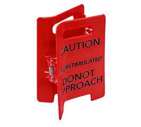 Pinza para el pelo con señal de precaución, sujeción fuerte, 11 x 7,3 x 4,5 cm, accesorio de peinado, pinza antideslizante para el pelo, divertido abridor de conversaciones, para fiestas escolares