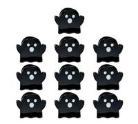 Pinza para el pelo con temática de festival de Halloween para mujeres y niñas, cierre de pelo antideslizante, clip lateral para decoración de fiesta, 10 unidades