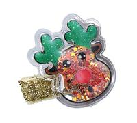 Pinza para el pelo con temática navideña, diseño de árbol de Navidad/sombrero de Papá Noel, pasadores para el pelo de pico de pato para adolescentes, herramienta de modelado de pelo, decoración de