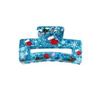 Pinza para el pelo con temática navideña, pinzas para el pelo, pinzas festivas de reno, horquillas de sujeción fuerte para niñas