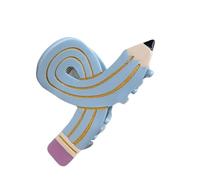 Pinza para el pelo de acetato ácido, pinza de resorte antideslizante para estudiantes, profesores, soporte estético para coletas para peinados