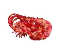 Pinza para el pelo de acetato con diseño de langosta animal, para mujeres y niñas, elegante, para eventos y uso diario