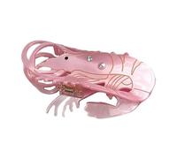 Pinza para el pelo de acetato con diseño de langosta animal, para mujeres y niñas, elegante, para eventos y uso diario