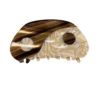 Pinza para el pelo de acetato para mujer, pasadores chinos, retro, antideslizantes, Yin Yang, horquilla colorida para la cabeza china