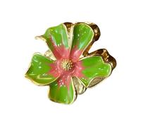 Pinza para el pelo de aleación segura con flores florales, horquilla ligera para oficina, actividades al aire libre, solución de peinado rápido, pinza para el pelo