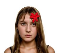 Pinza para el pelo de anime Anger Mark - 2.5 x 2.5 pulgadas, bonito y elegante accesorio inspirado en dibujos animados para cosplay, uso diario y fanáticos del anime