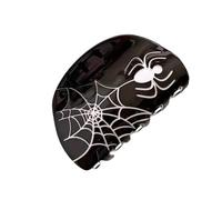 Pinza para el pelo de arañas de acetato amigable para una mirada misteriosa a Ha110ween Celebrations Party Hair Decoration