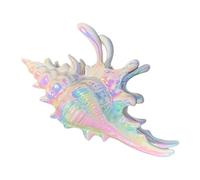 Pinza para el pelo de caracola, pinzas antideslizantes para el pelo, accesorio para tocado para ducha, natación, vacaciones de verano, boda tropical, uso diario, mujeres y niñas, 5.1 x 2.95 pulgadas